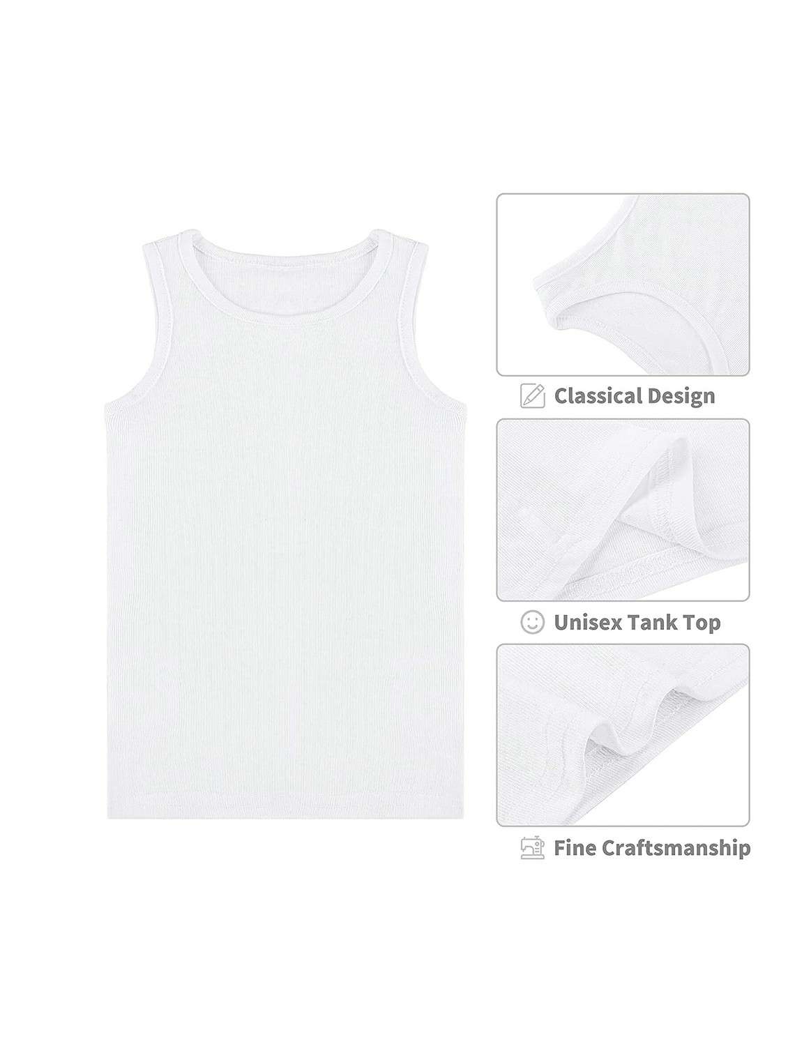 white cotton blend vest combo - 20628150 -  Standard Image - 2