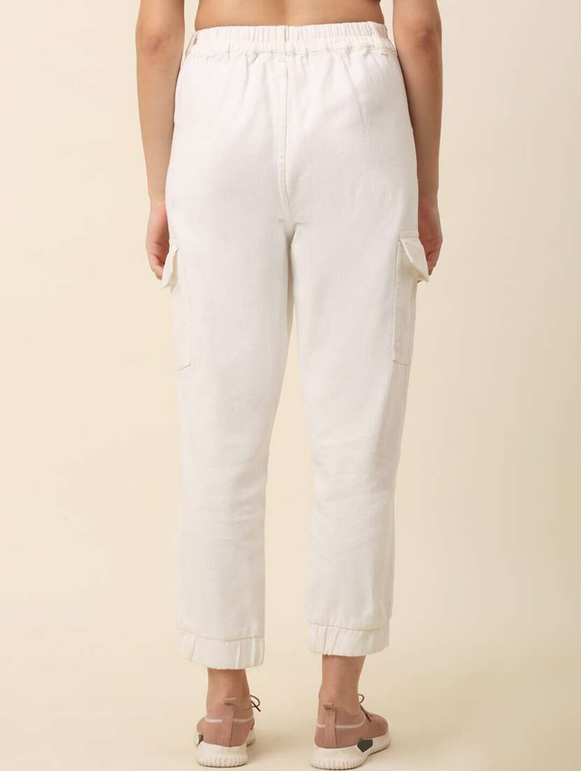 women's plain cargo jeans - 20644391 -  Standard Image - 2