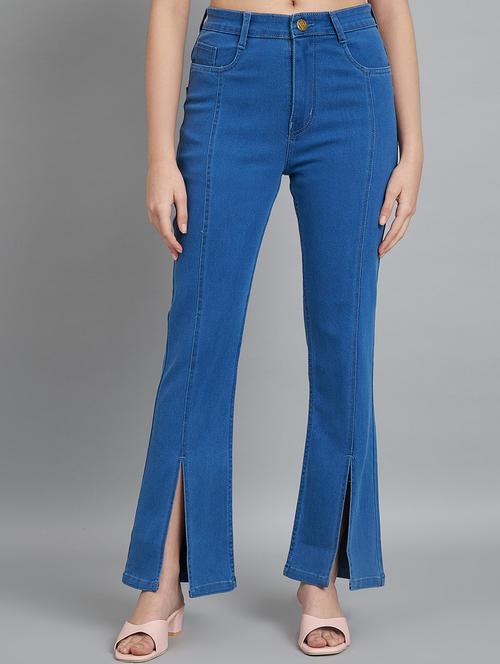 women's plain bootcut jeans - 20644440 - Standard Image - 0