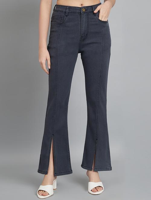 women's plain bootcut jeans - 20644442 - Standard Image - 0