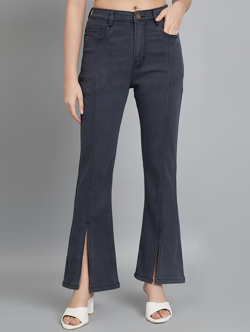 women's plain bootcut jeans