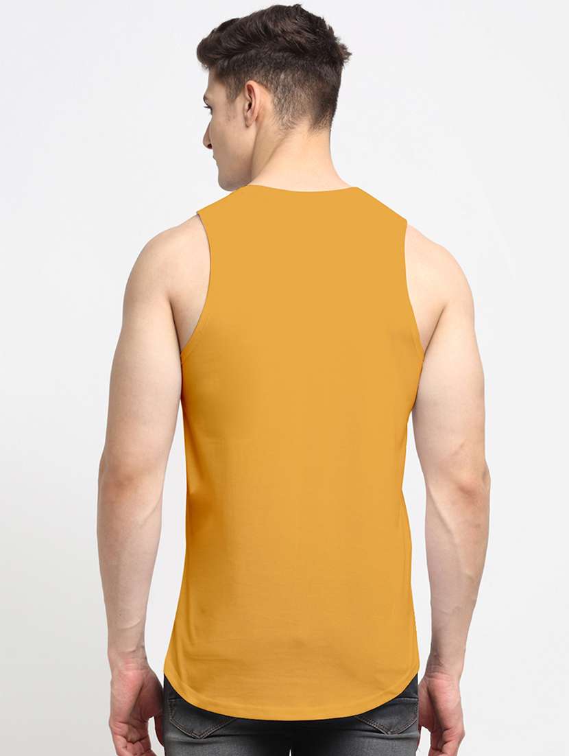 man printed sleeveless vest - 20644531 -  Standard Image - 2