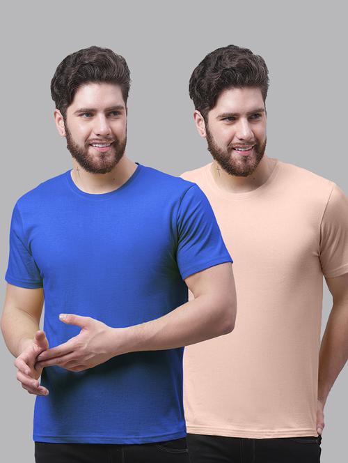 men pack of 2 solid t-shirts - 20644842 - Standard Image - 0