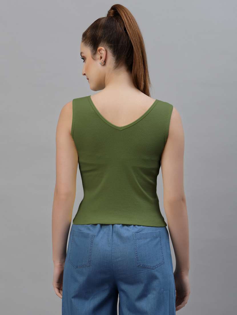 pack of 2 solid sleeveless regular top - 20644993 - Standard Image - 2