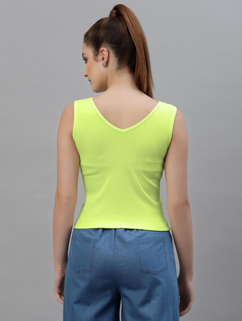 pack of 2 solid sleeveless crop top - 20644995 - Standard Image - 2