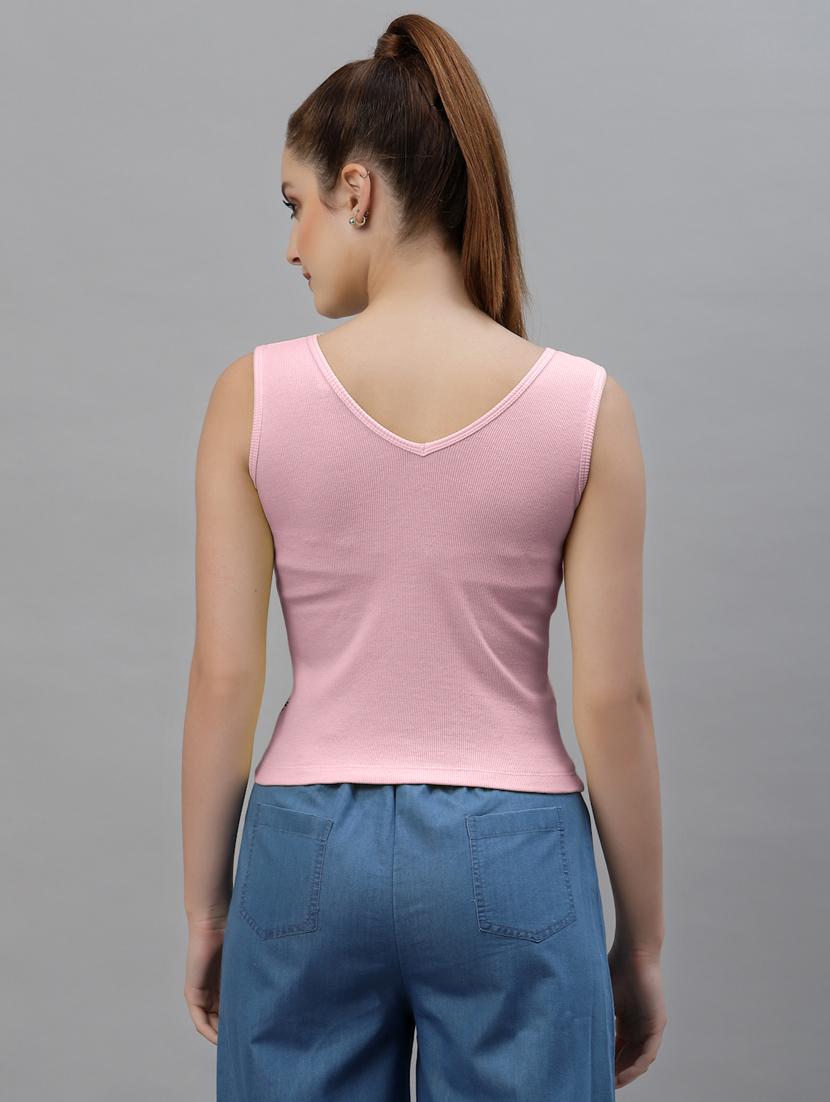 pack of 2 multi colored sleeveless crop top - 20645047 - Standard Image - 2