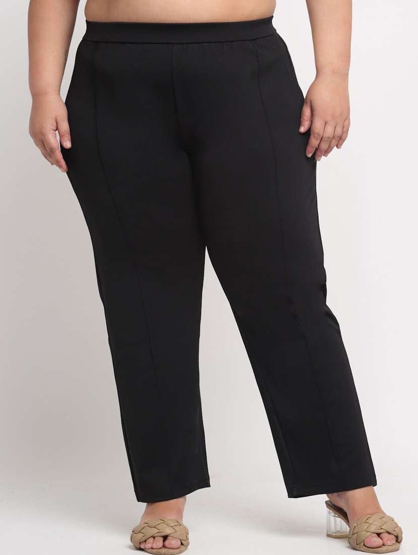 women cotton lycra plus size jegging - 20645082 - Zoom Image - 0