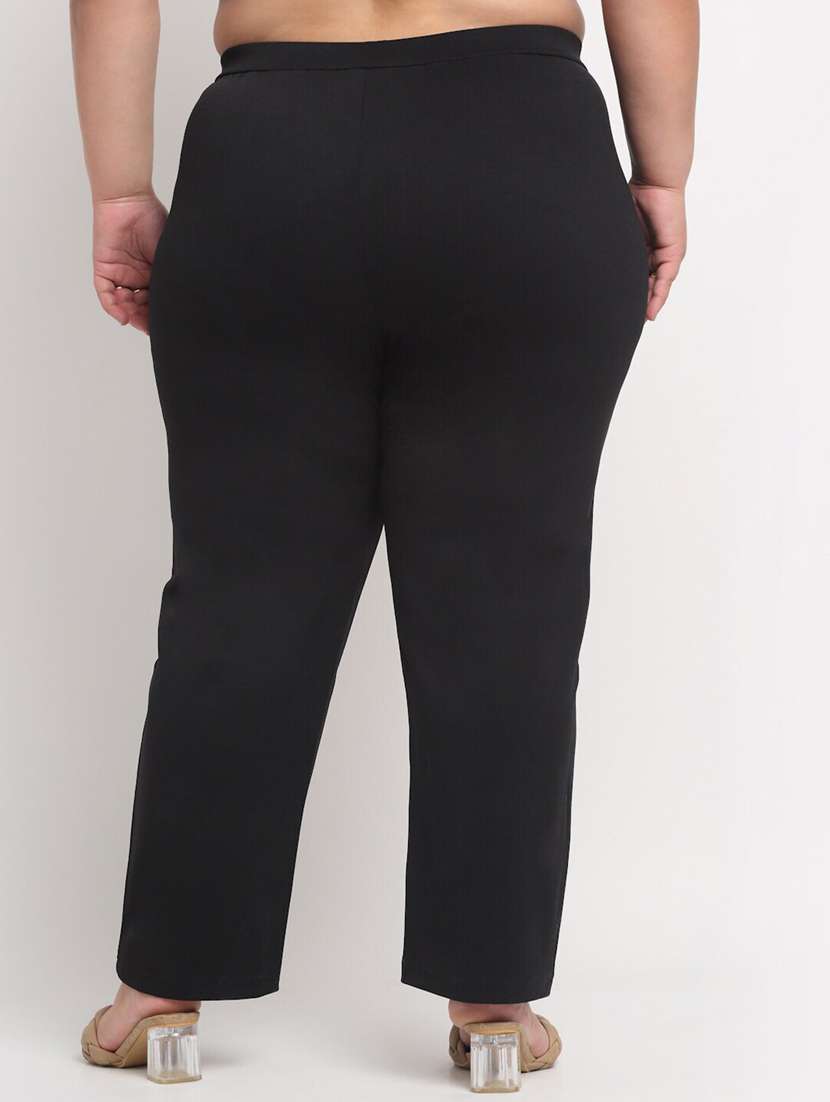 women cotton lycra plus size jegging - 20645082 - Standard Image - 2
