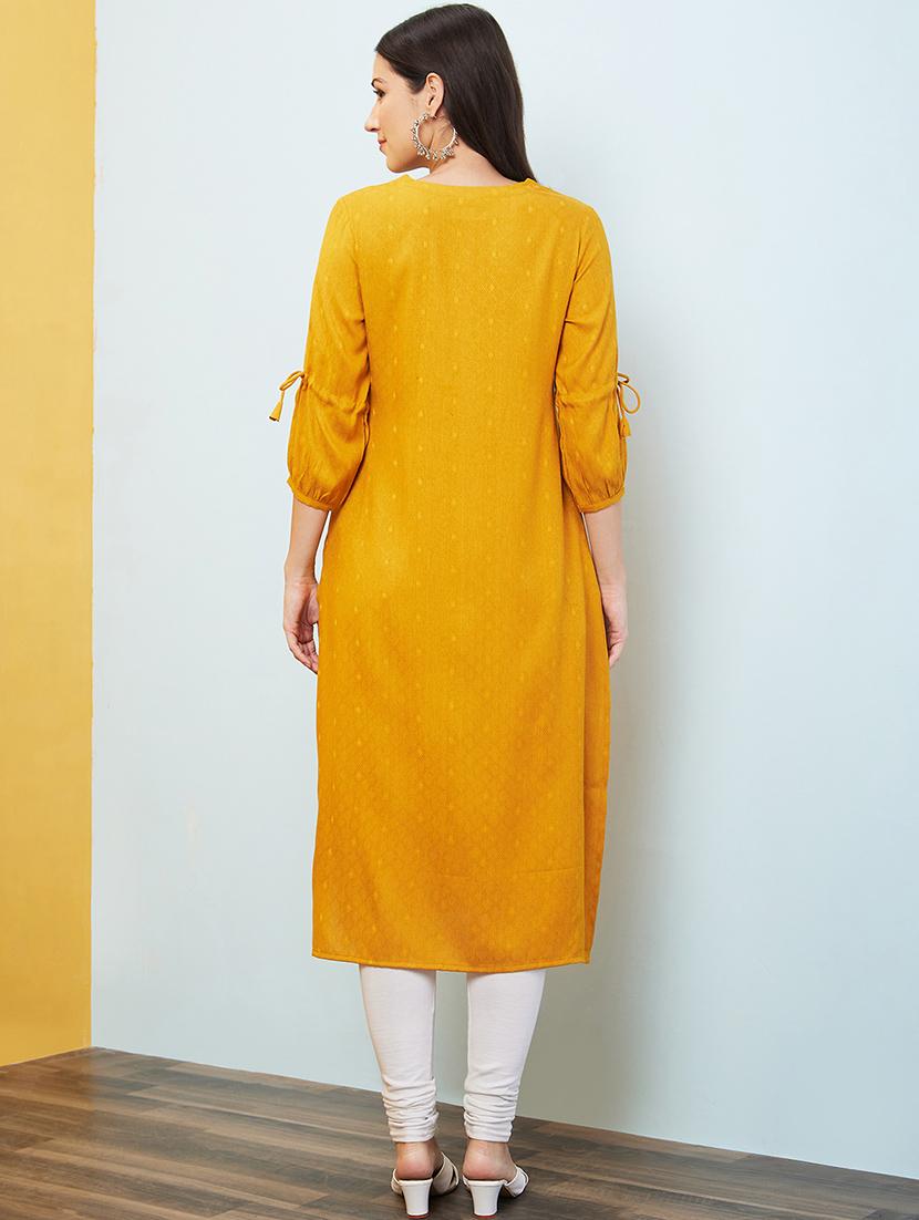 women embroidered straight kurta - 20646084 - Standard Image - 2