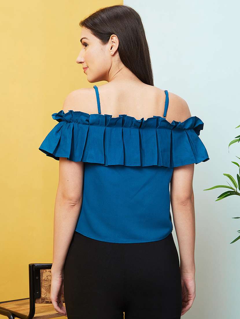 teal solid regular top - 20646117 -  Standard Image - 2