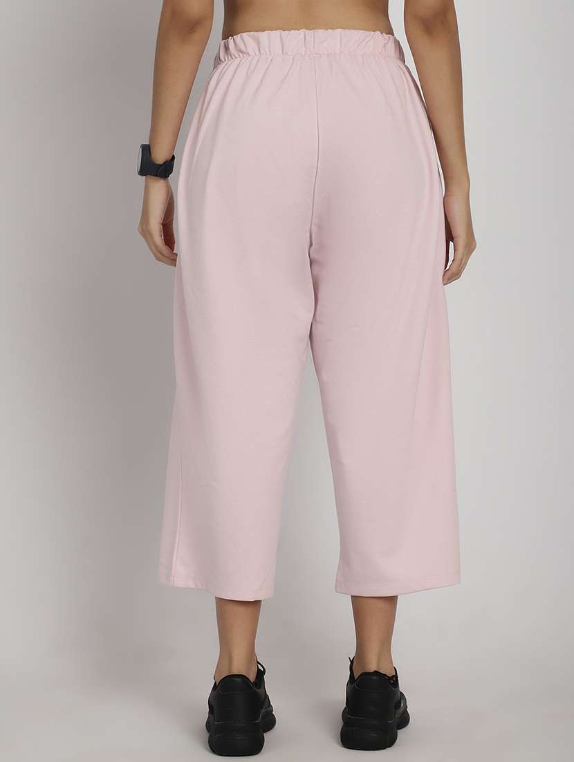 women solid flat front culottes - 20646188 -  Standard Image - 2