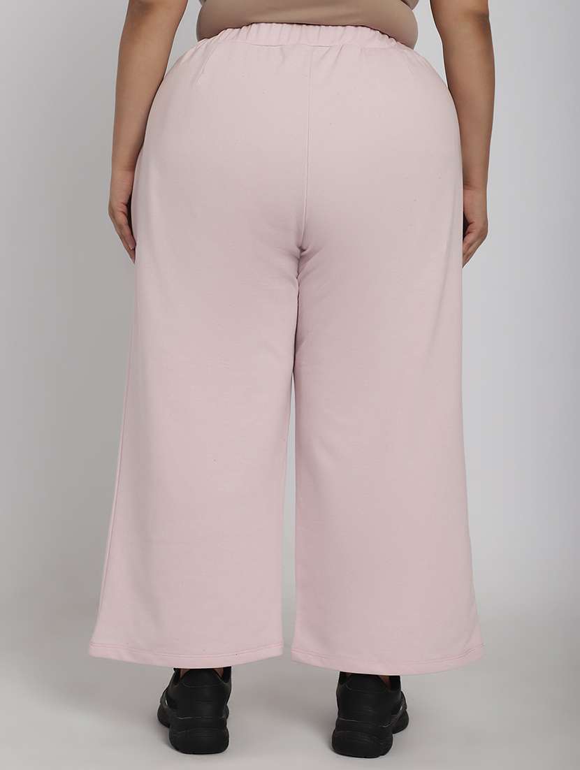 women solid flat front tailored trouser - 20646204 -  Standard Image - 2