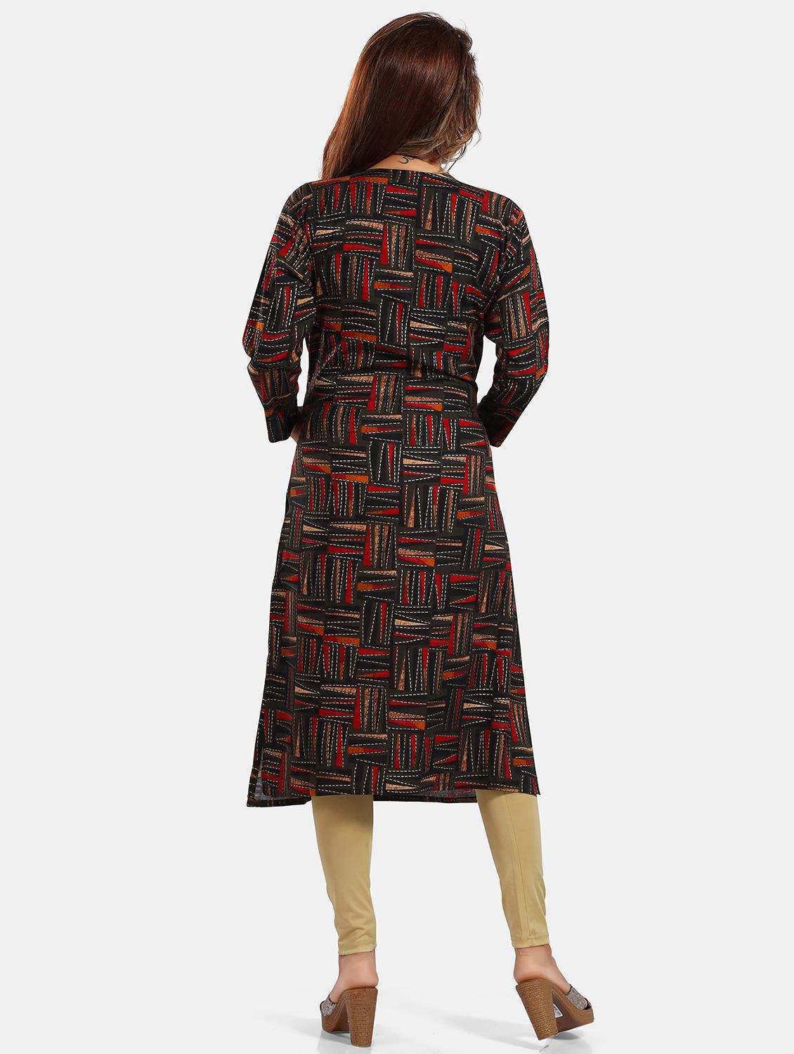 women printed maternity wear kurta - 20646222 - Standard Image - 2
