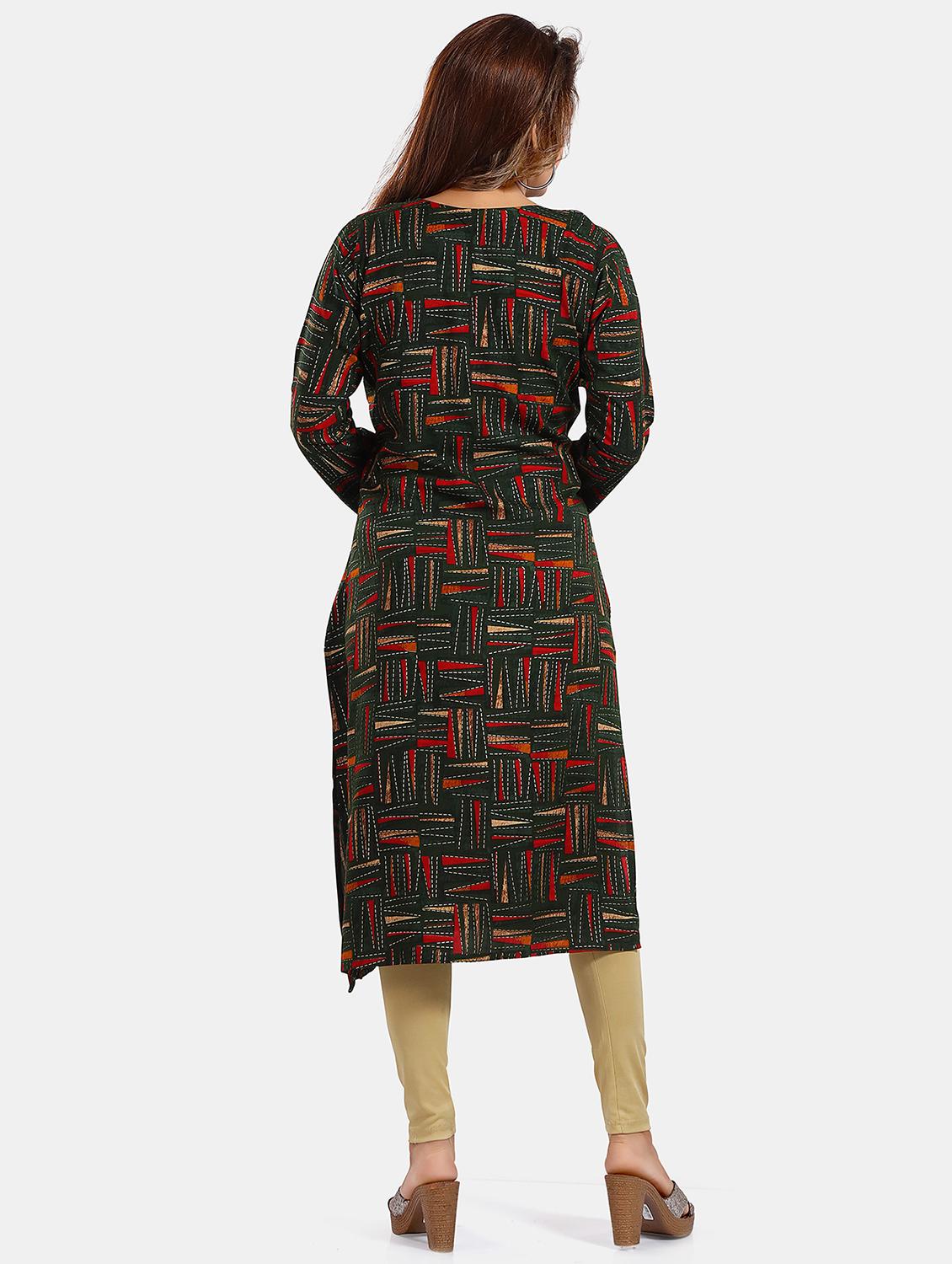 women printed maternity wear kurta - 20646224 - Standard Image - 2