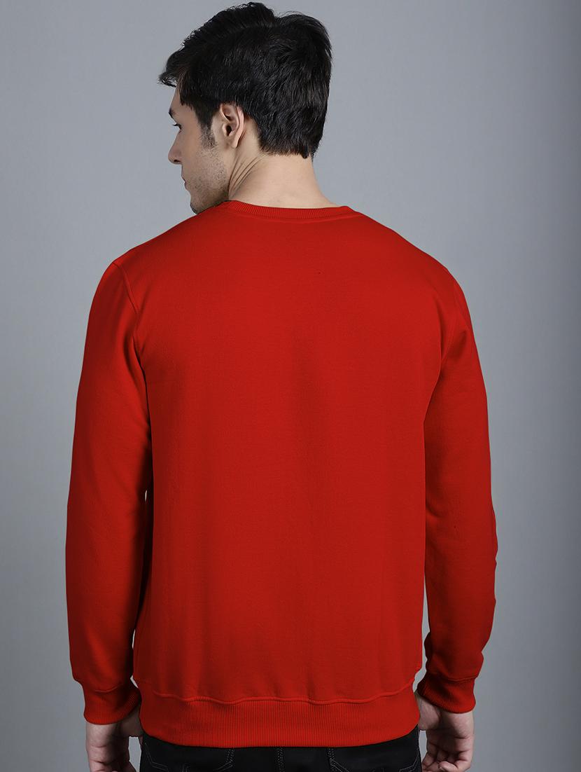 men chest print round neck sweatshirt - 20646459 - Standard Image - 2