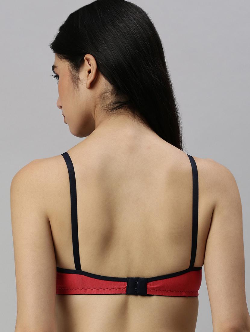 pack of 2 multi colored solid bra - 20647021 - Standard Image - 2