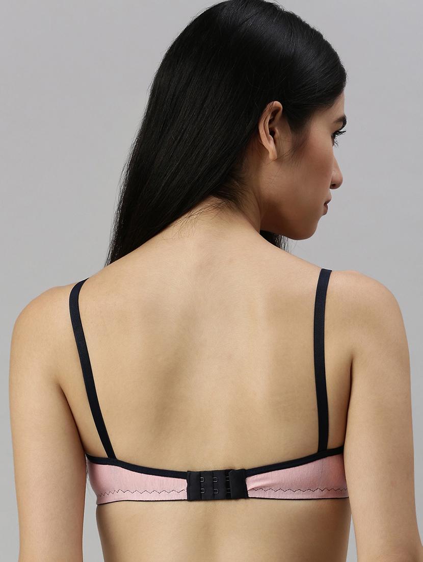 pack of 2 multi colored solid bra - 20647022 - Standard Image - 2