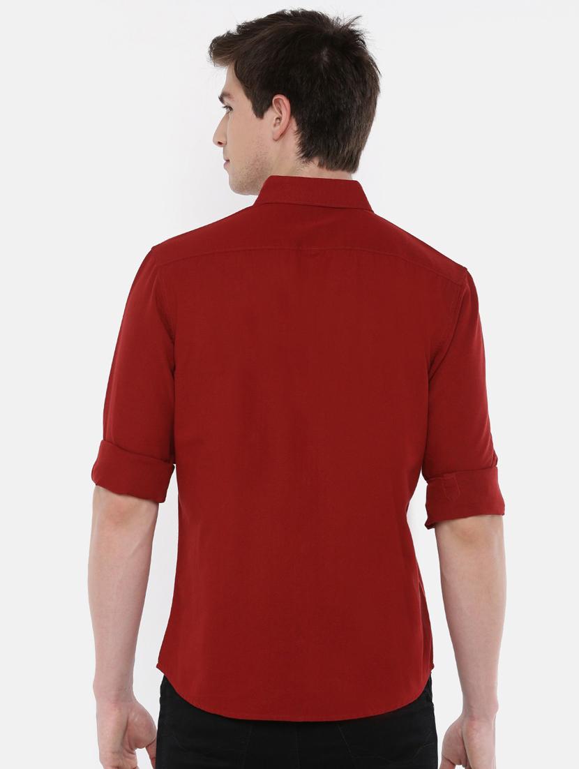 men solid cotton casual shirt - 20649177 - Standard Image - 2