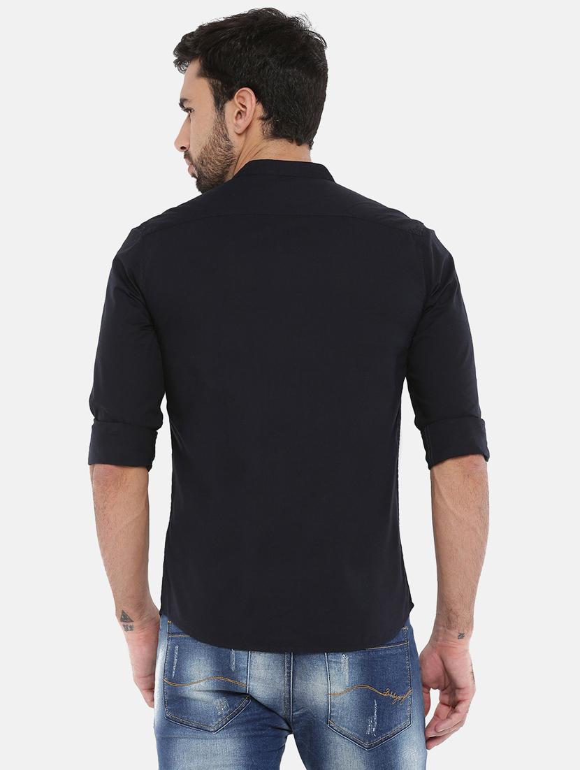 men solid cotton casual shirt - 20649180 - Standard Image - 2