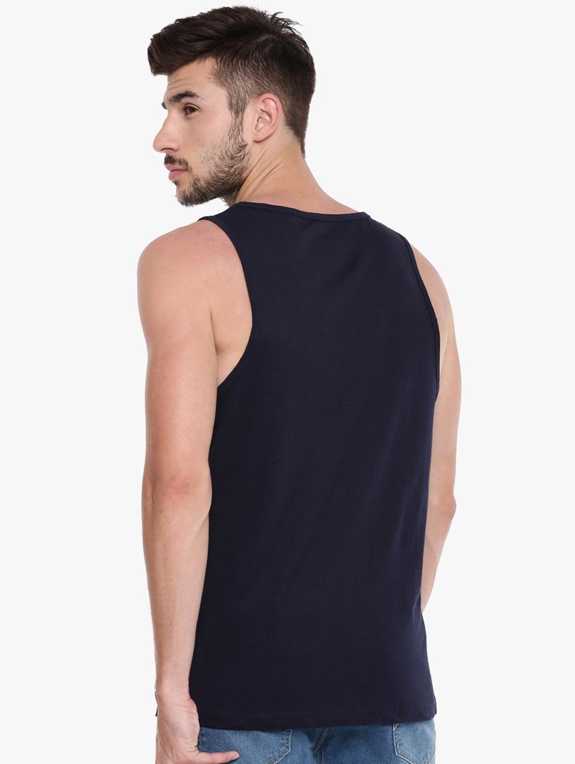 men scoop neck chest print t-shirt - 20649739 - Standard Image - 2