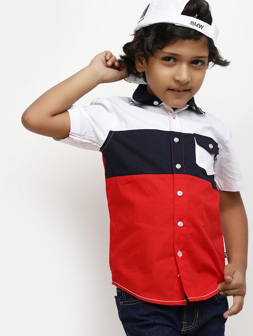 red cotton shirt - 20650900 -  Standard Image - 2