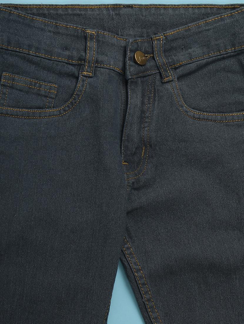 solid grey slim fit denim jeans - 20652945 - Standard Image - 2