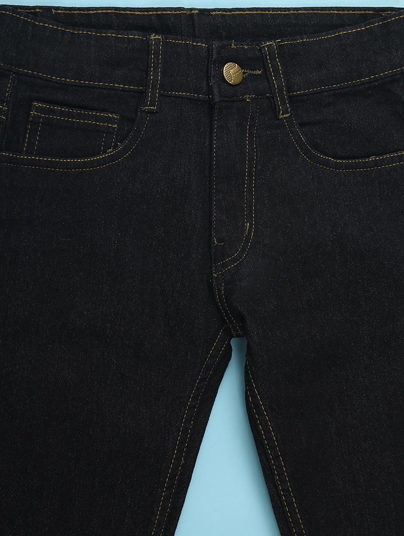 solid black slim fit denim jeans - 20652946 - Standard Image - 2
