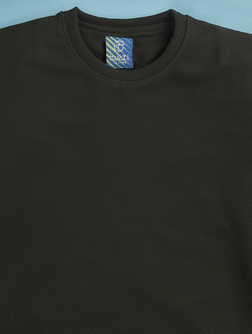 green solids round neck t-shirts - 20654174 - Standard Image - 2