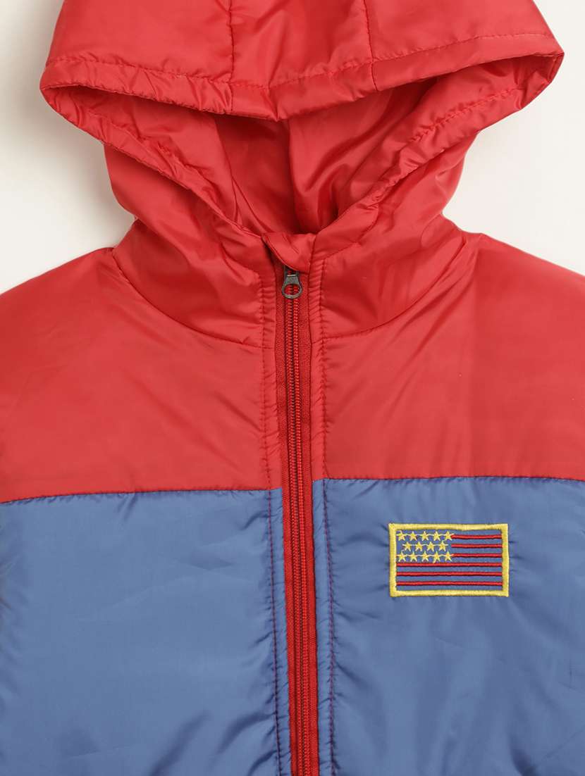 boys color block quilted jacket - 20655142 -  Standard Image - 2