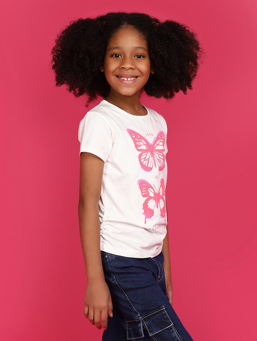 white cotton tee - 20658295 - Standard Image - 2