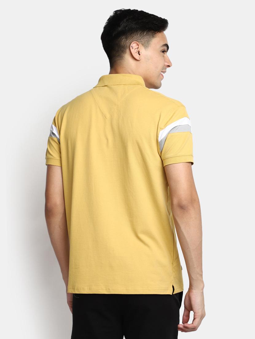 men short sleeve color block regular t-shirt - 20668891 - Standard Image - 2