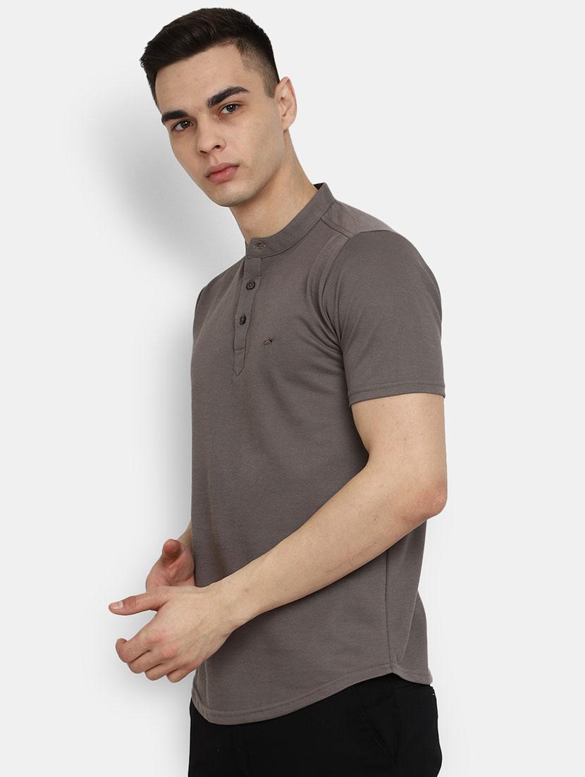 men short sleeve solid regular t-shirt - 20669089 - Standard Image - 2