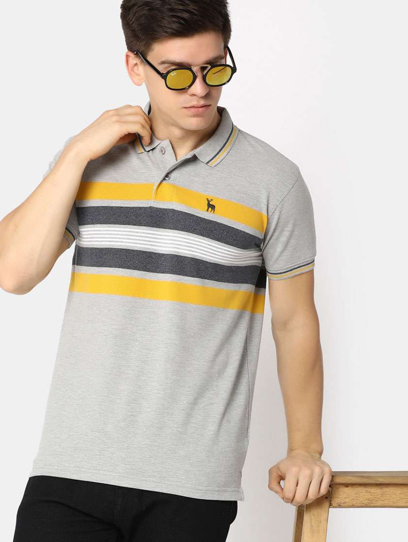 men short sleeved striped t-shirt - 20669999 -  Standard Image - 2