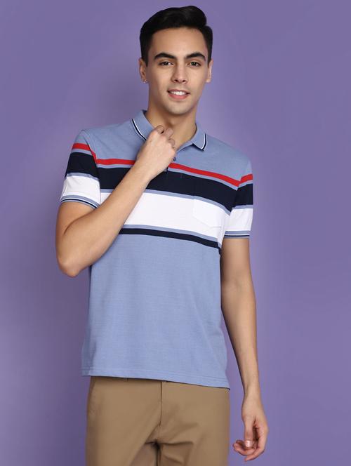men stripes short sleeves t-shirt - 20670102 -  Standard Image - 0