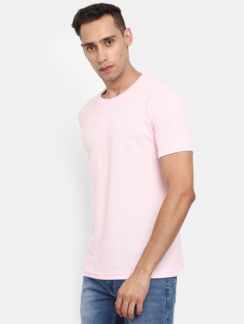 men solids short sleeves t-shirt - 20671666 - Standard Image - 2