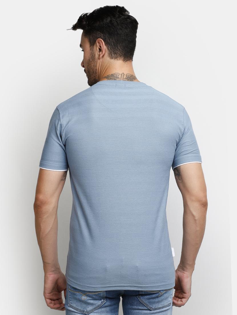 men short sleeve henley neck t-shirt - 20672778 - Standard Image - 2