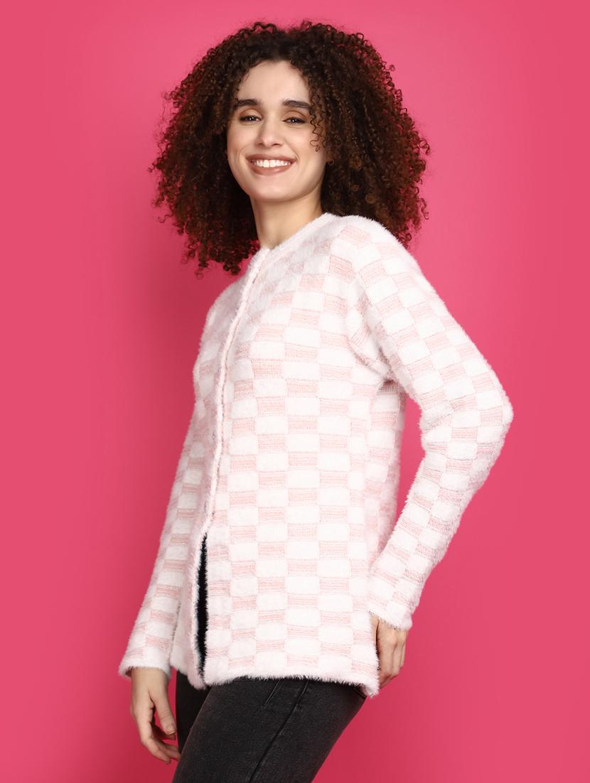 women white long sleeves cardigans - 20676787 - Standard Image - 2