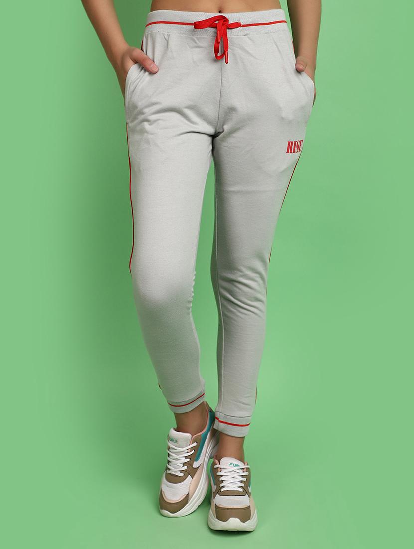 women grey solids yoga track pants - 20680138 -  Zoom Image - 0