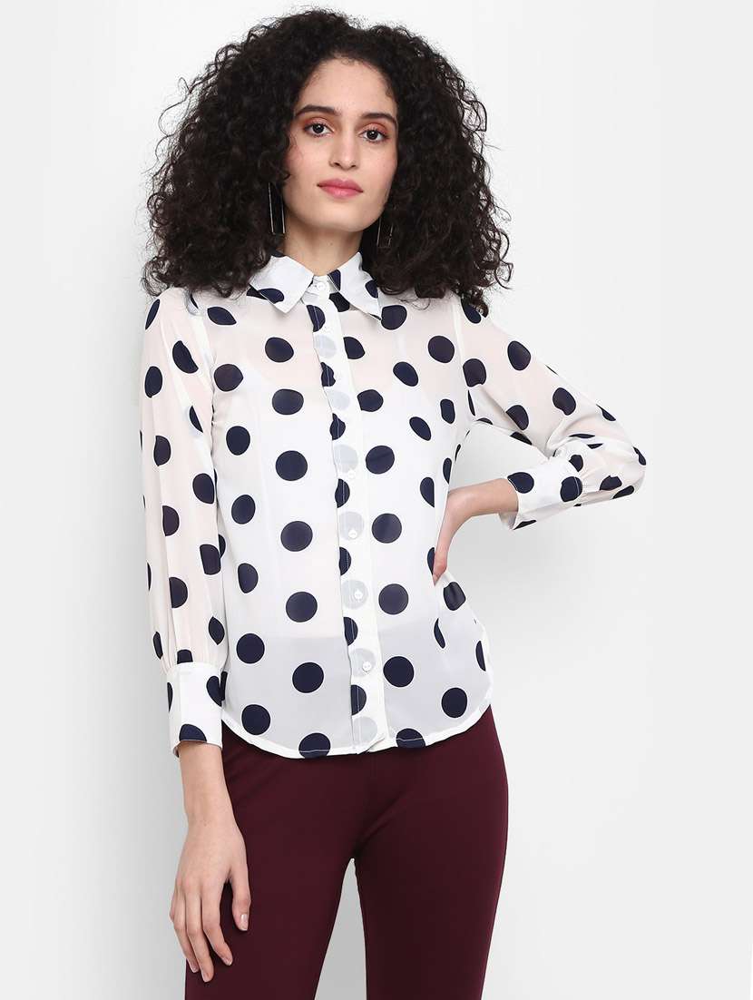 women white cotton shirt top