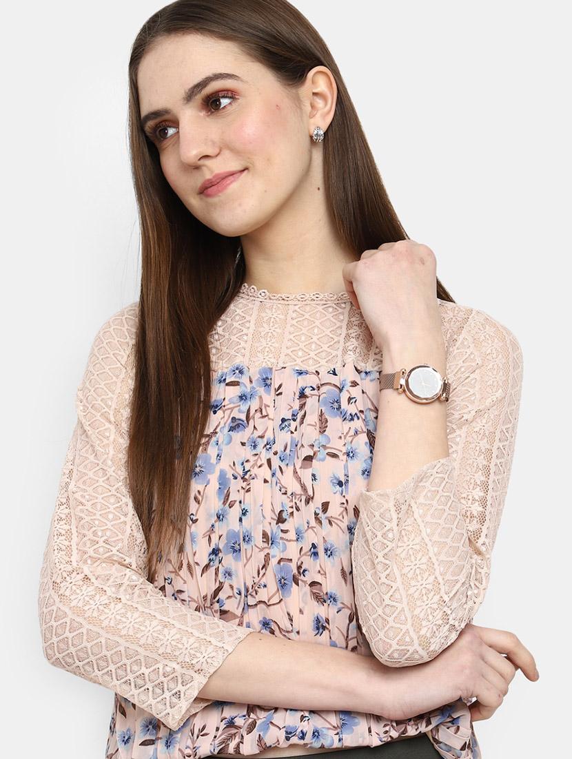 beige cotton blouson top - 20682026 - Standard Image - 2