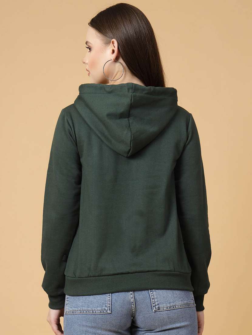 green typographic long sleeve sweatshirt - 20683127 -  Standard Image - 2