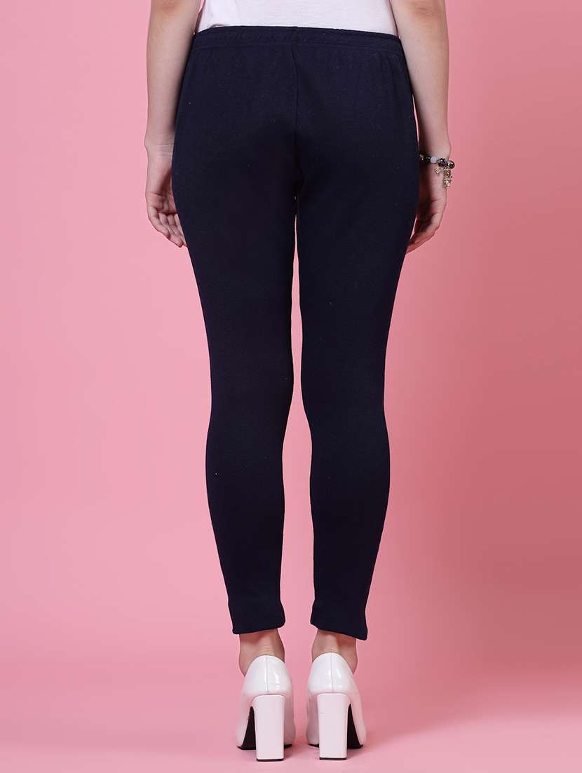 set of 2 solid multi coloured leggings - 20683313 -  Standard Image - 2