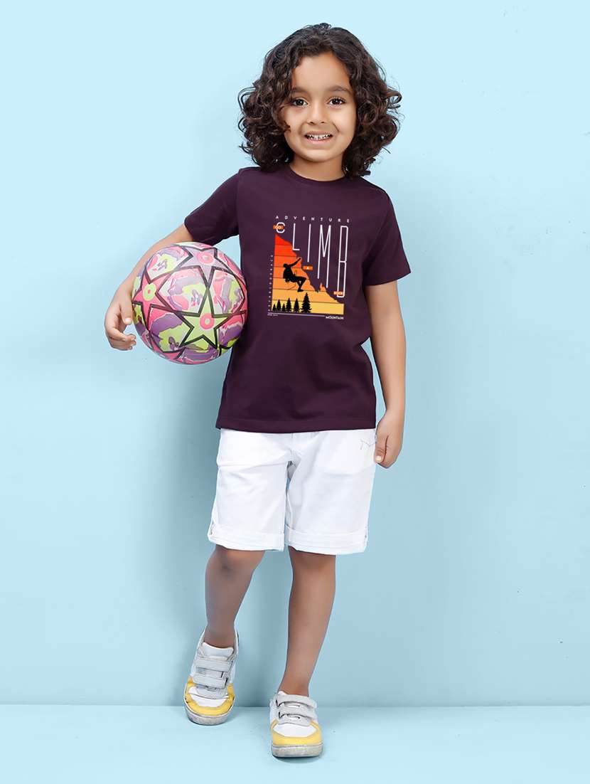 boys front print short sleeve t-shirt - 20683557 -  Standard Image - 2