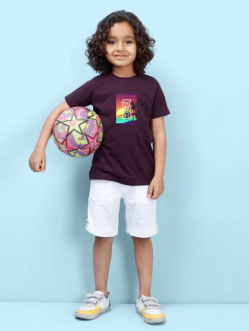 boys chest print short sleeve t-shirt - 20683563 - Standard Image - 2