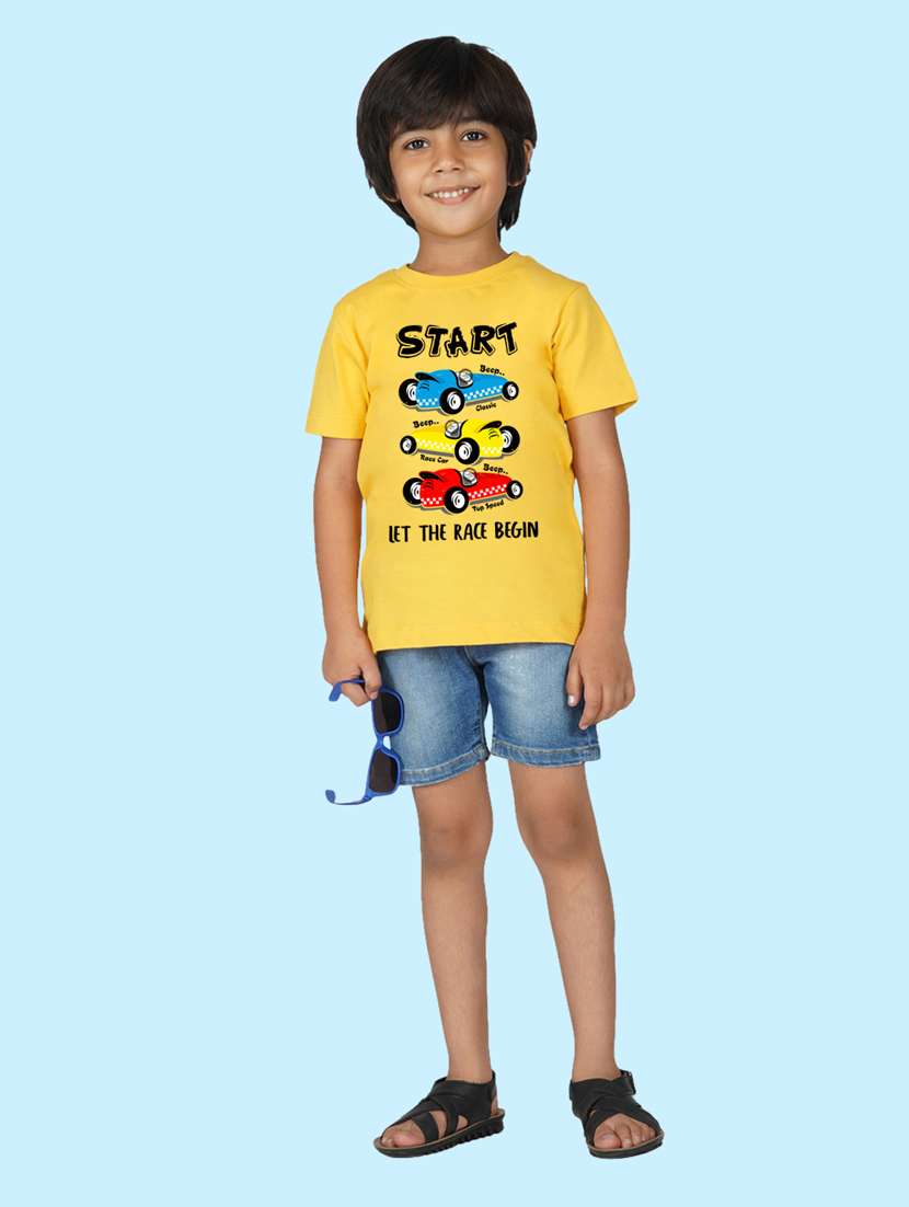 boys front print short sleeve t-shirt - 20683594 -  Standard Image - 2