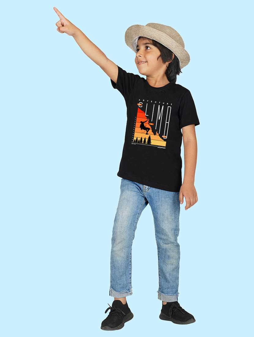 boys front print short sleeve t-shirt - 20683604 -  Standard Image - 2
