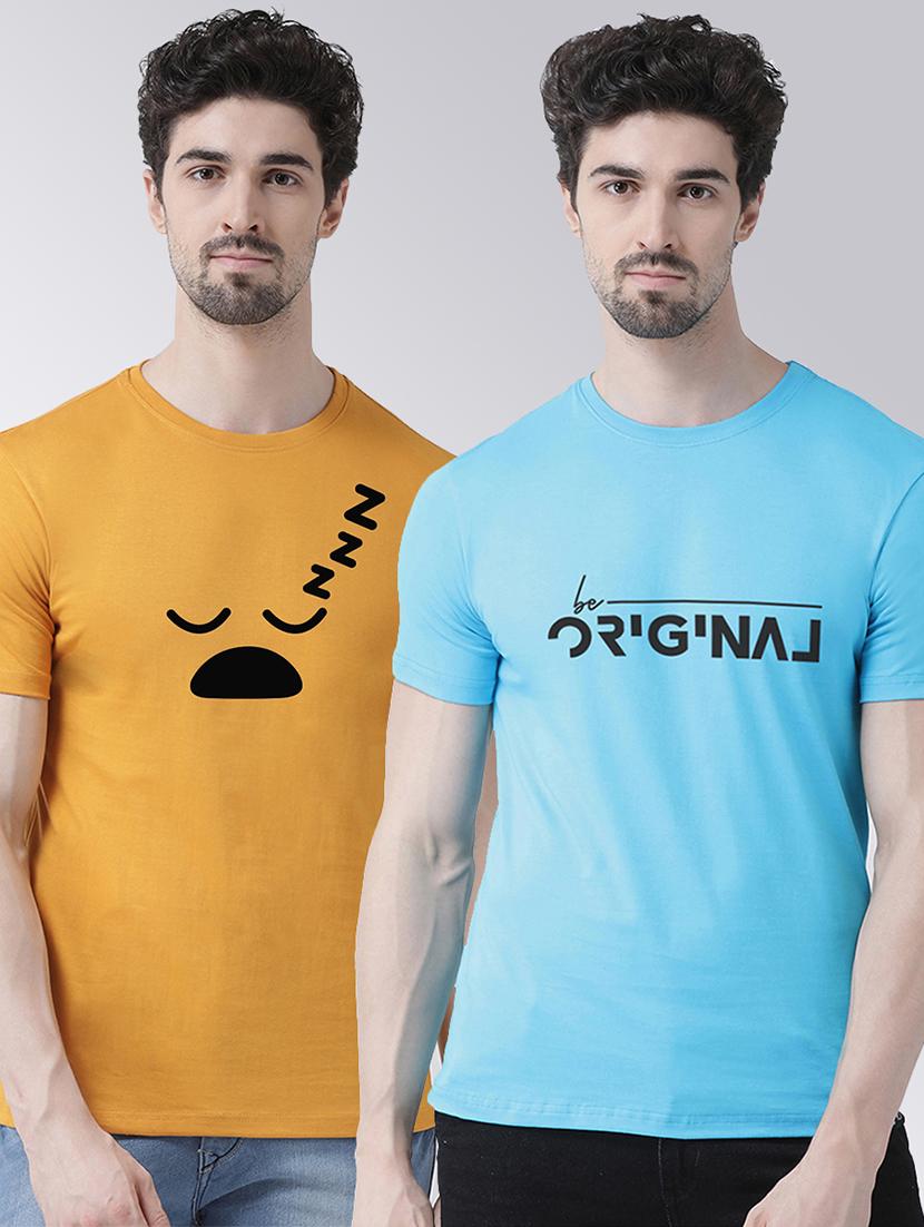 pack of 2 multi colored t-shirt - 20684300 -  Zoom Image - 0