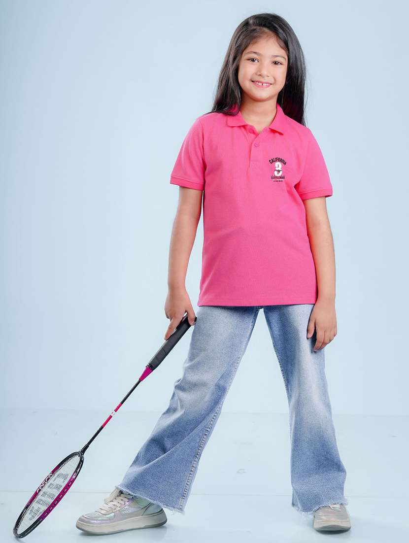 girls placement print cotton tee - 20684393 - Standard Image - 2