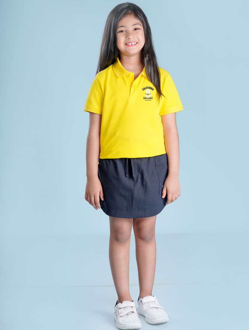 girls placement print cotton tee - 20684395 - Standard Image - 2