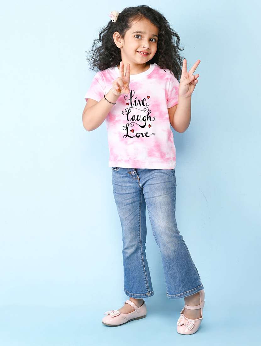 girls round neck short sleeve tee - 20684419 - Standard Image - 2